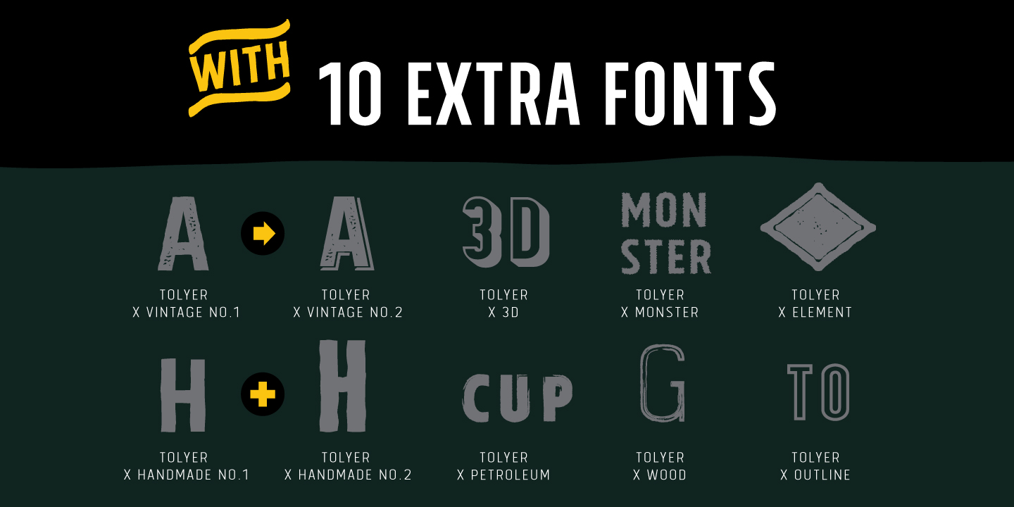 Example font Tolyer No.1 #8